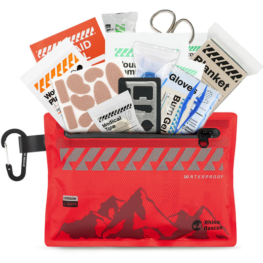 First Aid Kit – Compact Waterproof Emergency Medical Pack (107 Pieces)