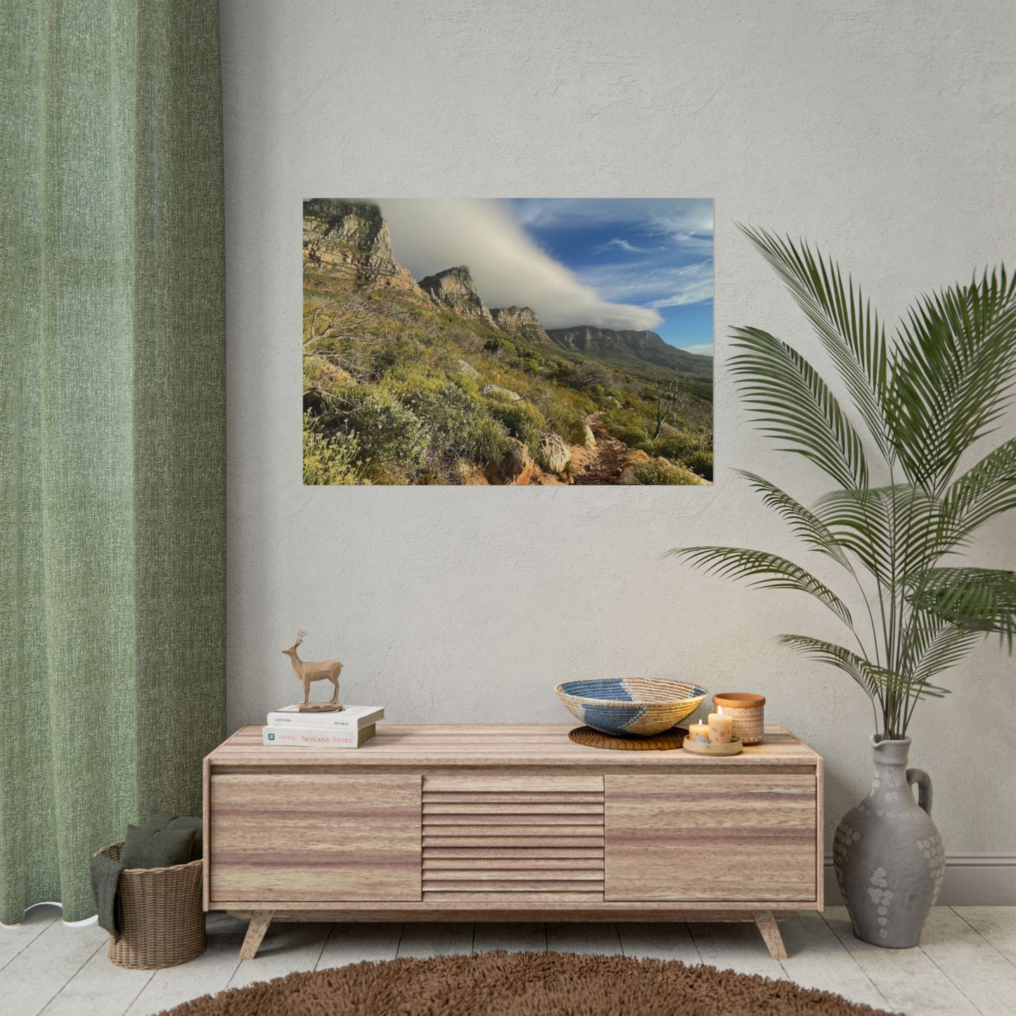 Landscape Poster — Trail over Bakoven (Cape Town)