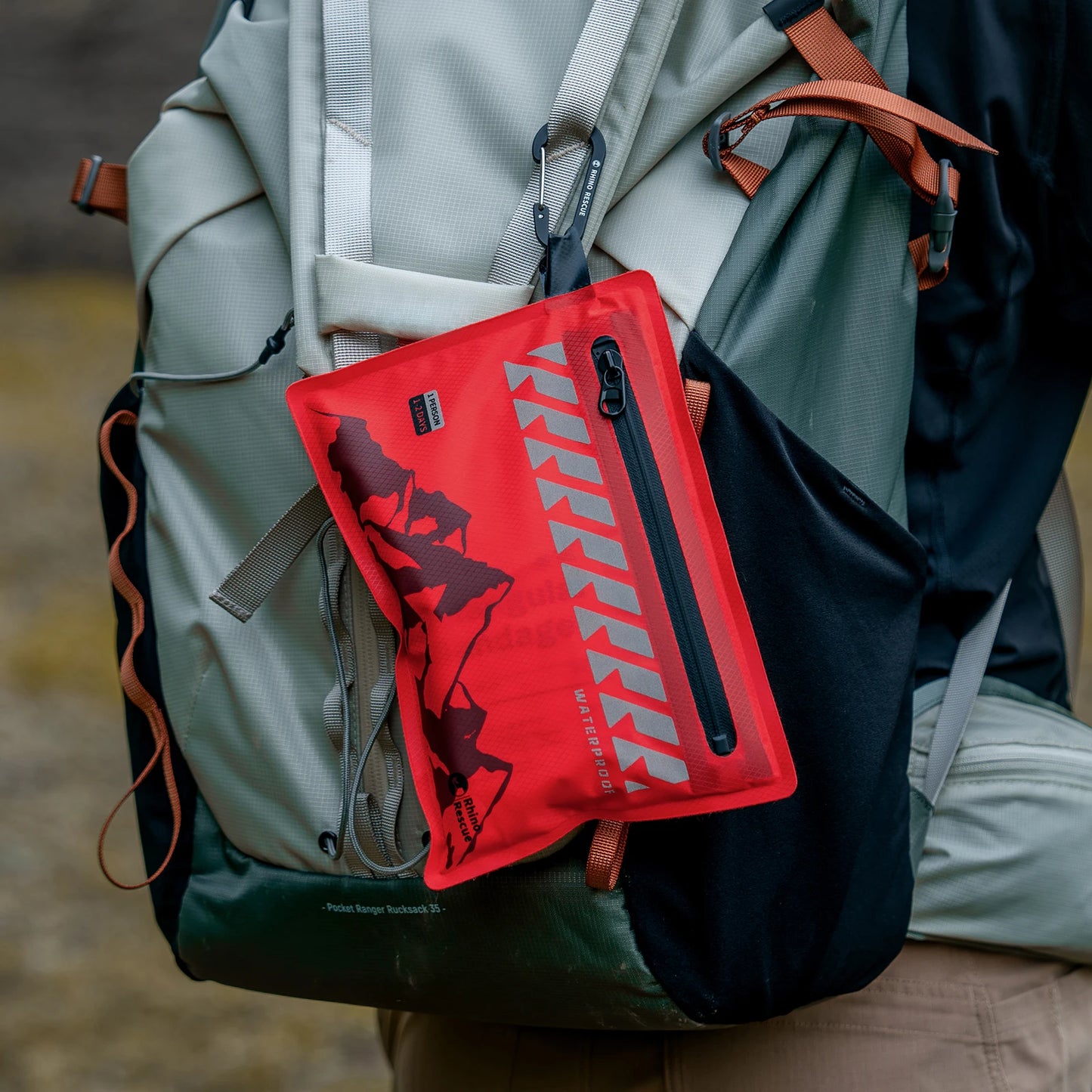 First Aid Kit – Compact Waterproof Emergency Medical Pack (107 Pieces)