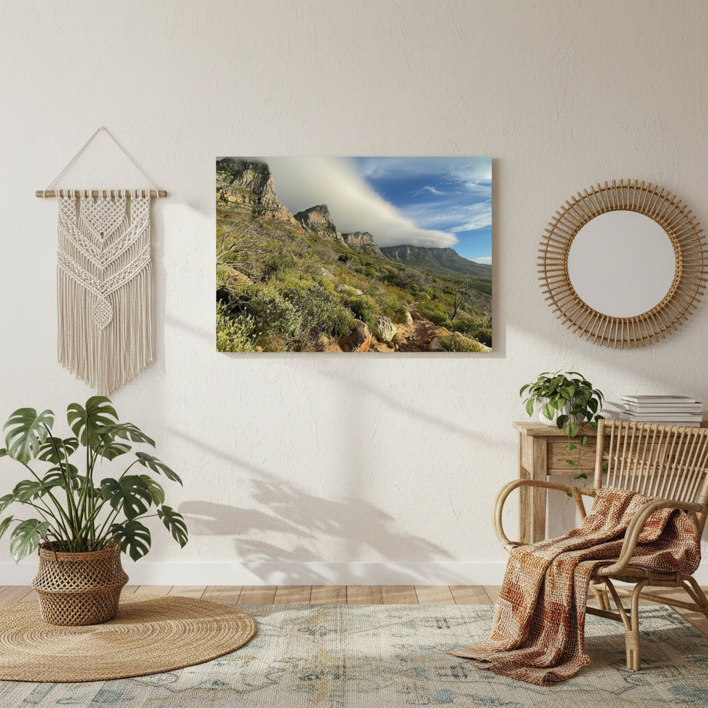 Landscape Poster — Trail over Bakoven (Cape Town)