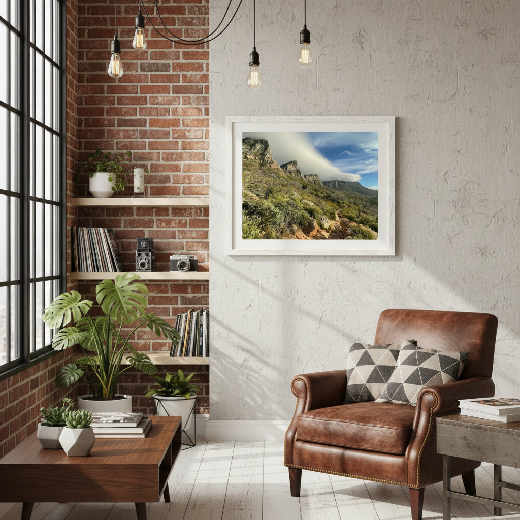 Landscape Poster — Trail over Bakoven (Cape Town)